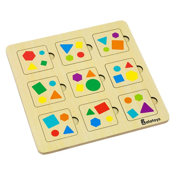 Настольная игра - Мемори, 6 карточек, 9 ячеек  
