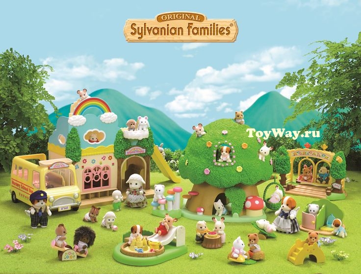Детская площадка "Лесной городок", Sylvanian Families, 2649.