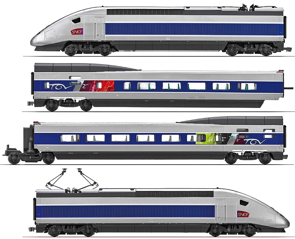 Железная дорога Mehano TGV POS, 2,85 м  