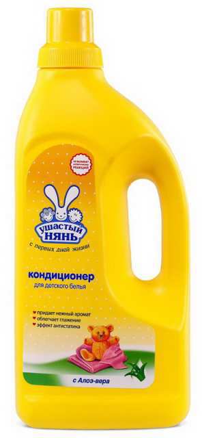 

Кондиционер - Ушастый нянь с алоэ вера для детского белья, 1,2 л