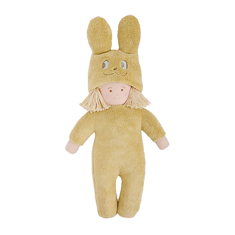 Кукла тряпичная - Девочка в костюме кролика, 22 см  