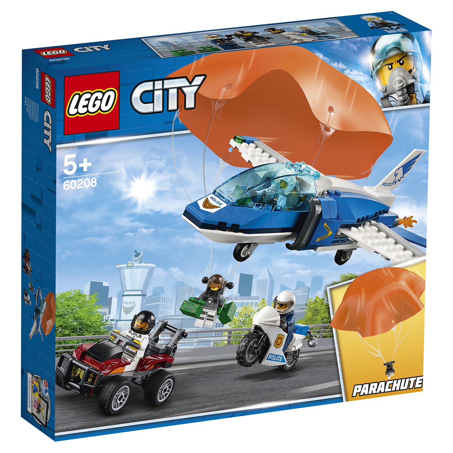 

Конструктор Lego® City Police - Воздушная полиция: арест парашютиста