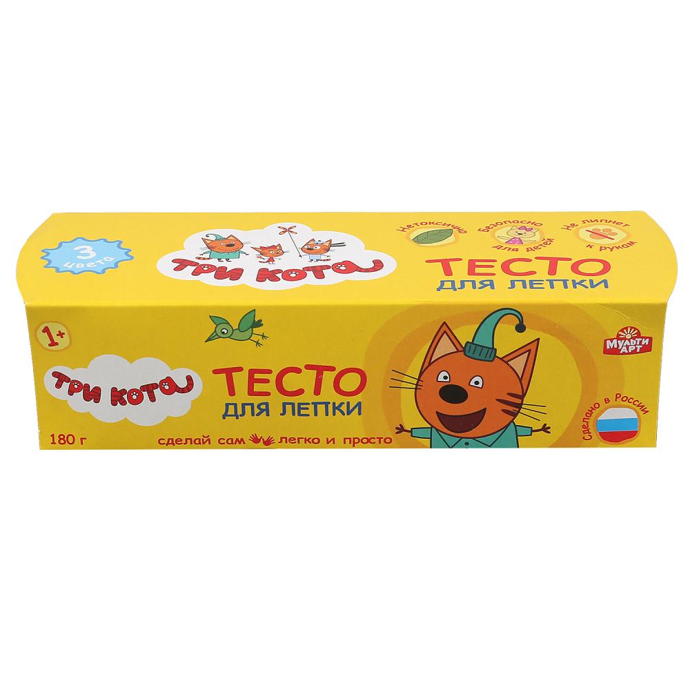 

Тесто для лепки - Три Кота, 3 цвета по 60 г