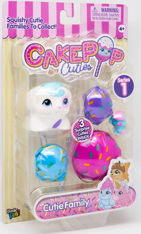 

Набор игрушек Cake Pop Cuties Families 1 серия - Котята и Щенки, 3 штуки в наборе