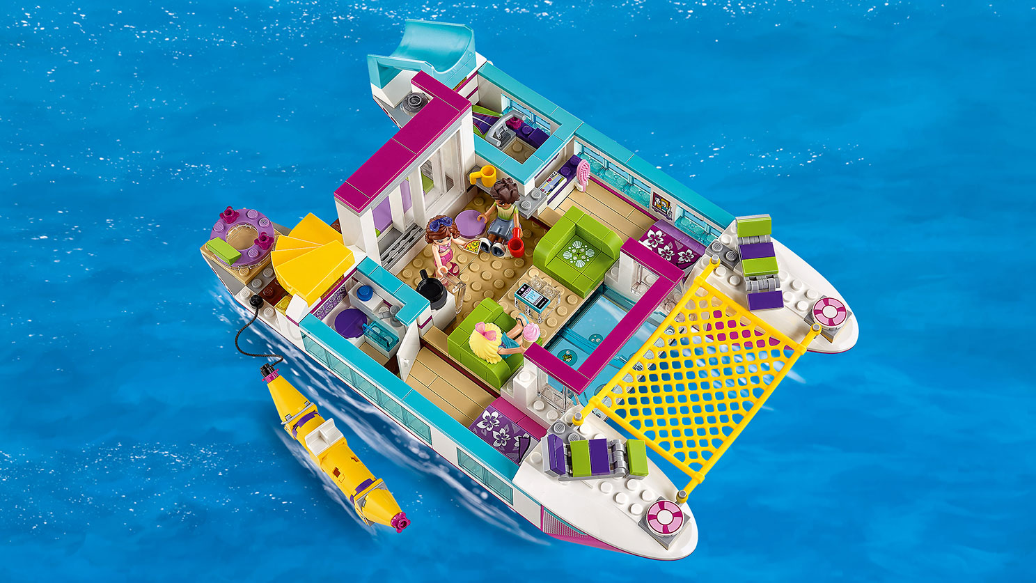 Конструктор Lego Friends. Катамаран Саншайн  