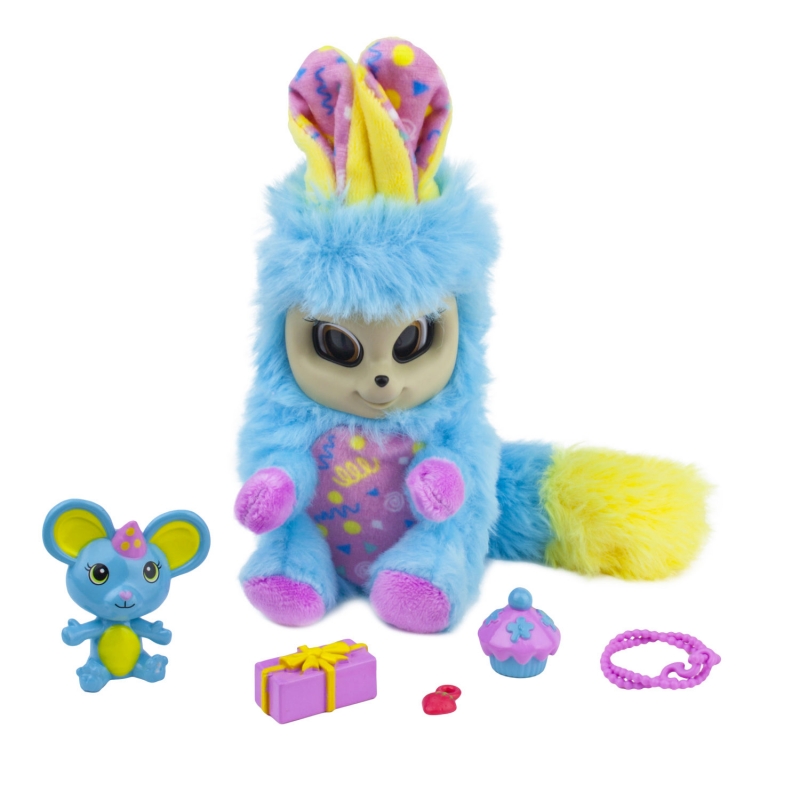 

Плюшевая игрушка Bush baby world – Пушастик Баббл с питомцем и аксессуарами, 17 см