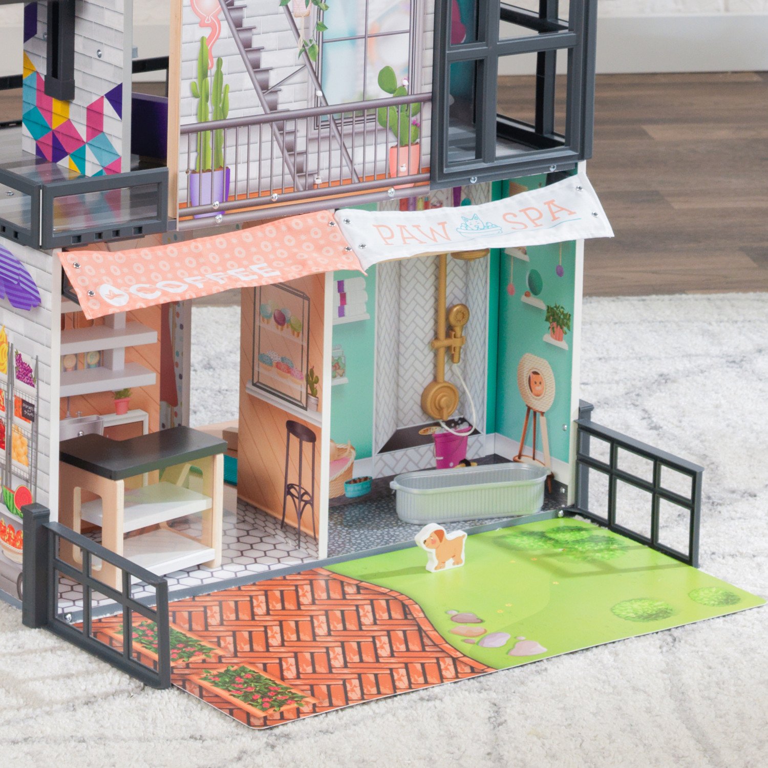 Интерактивный кукольный дом с мебелью - Бьянка, 26 элементов  