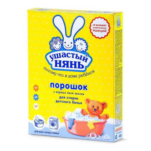 

Стиральный порошок - Ушастый нянь, 400 г