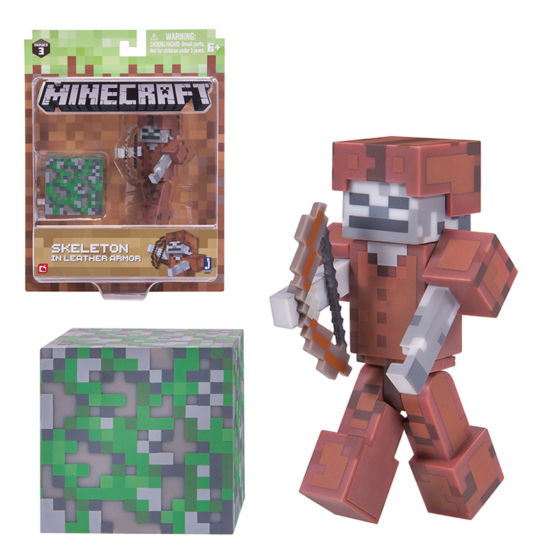 

Фигурка из серии Minecraft - Skeleton in Leather Armor, 8 см.