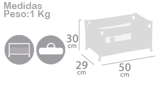 Манеж-кроватка для куклы серия Мария, 50 см  