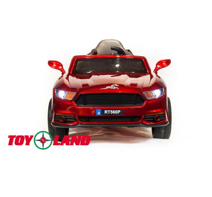 Электромобиль ToyLand Ford Mustang красного цвета  