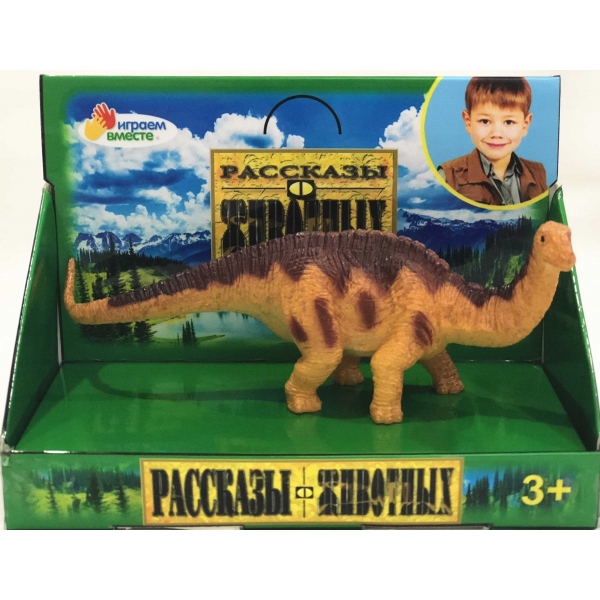 

Игрушка из пластизоля серия Динозавр – Бронтозавр, 13.5 х 3.5 х 5 см