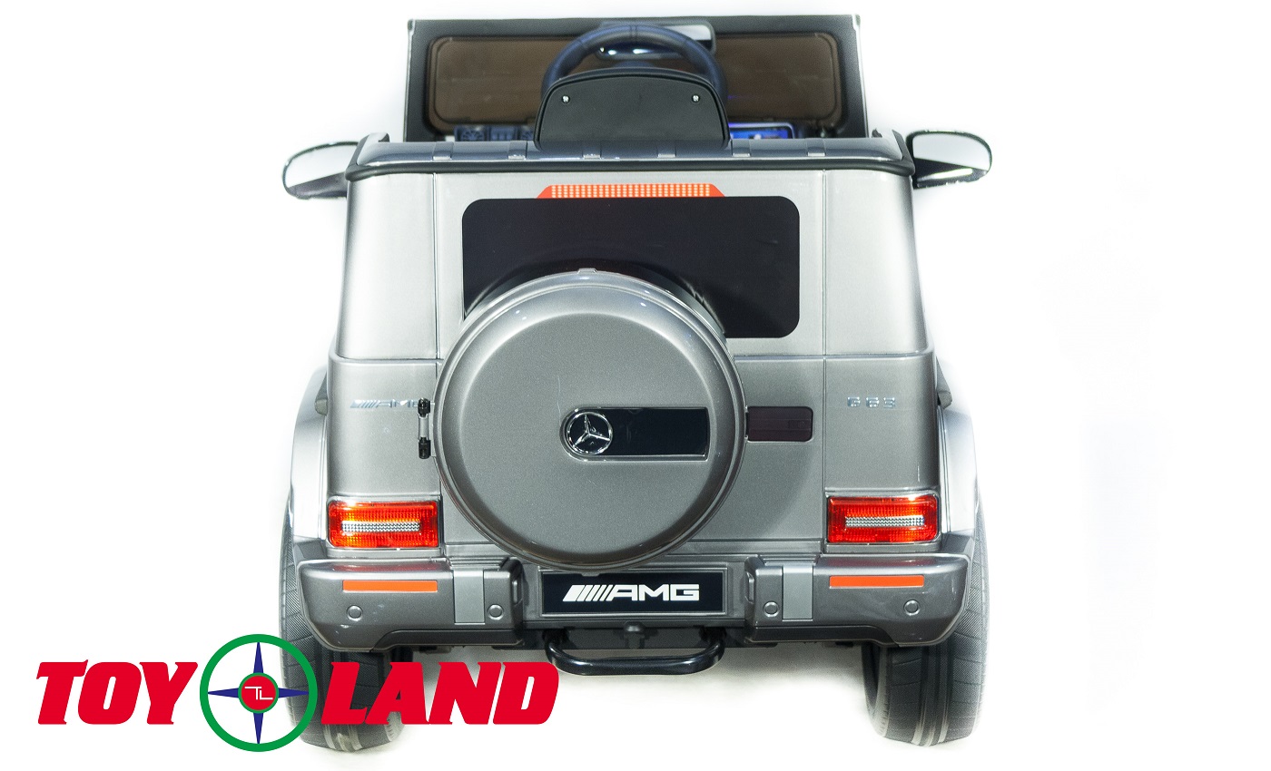 Электромобиль Mercedes-Benz G63 AMG серебряного цвета, ToyLand, bbh-0003 