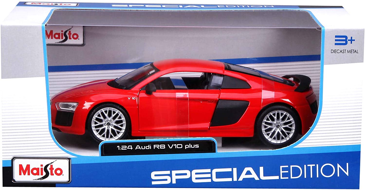 Модель машины - Audi R8 V10 Plus, 1:24   