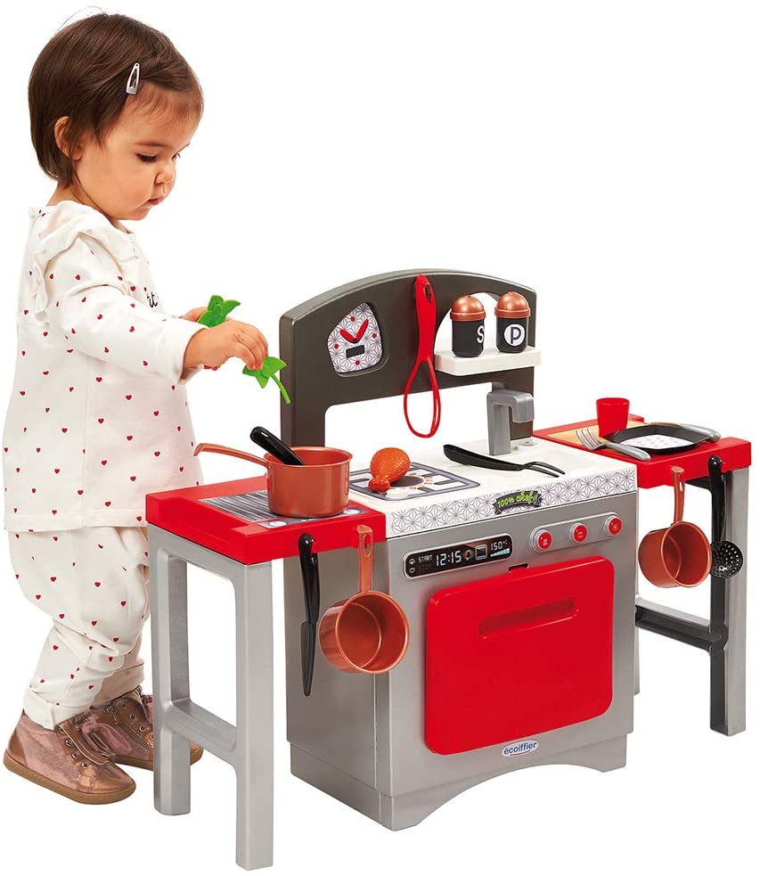 Детская игровая кухня трансформер с аксессуарами  