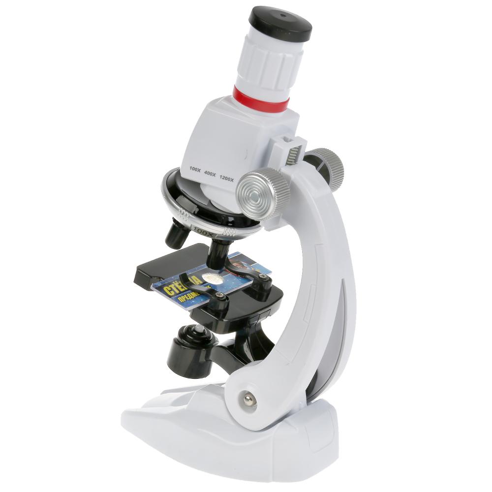Микроскоп Школа ученого с подстветкой и насадкой для смартфона  