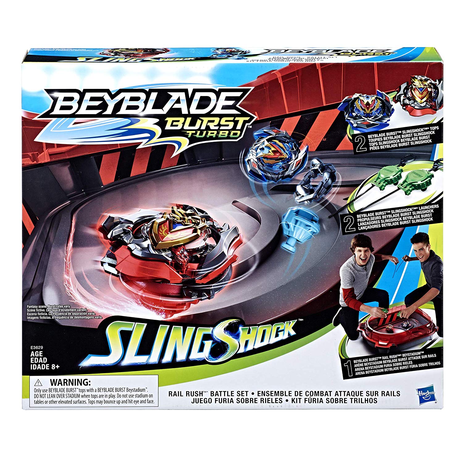 Игровой набор Hasbro Арена Beyblade SlingShock Rail Rush E3629 