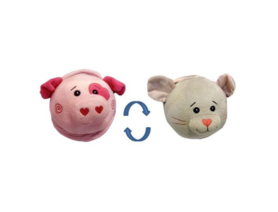 

Мягкая игрушка 2 в 1 Свинка – Мышка, 16 см