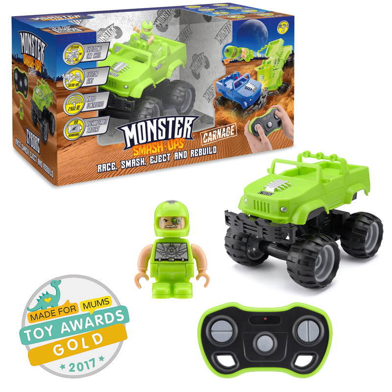

Машинка р/у разбивающийся внедорожник Monster Smash Ups – Cyborg