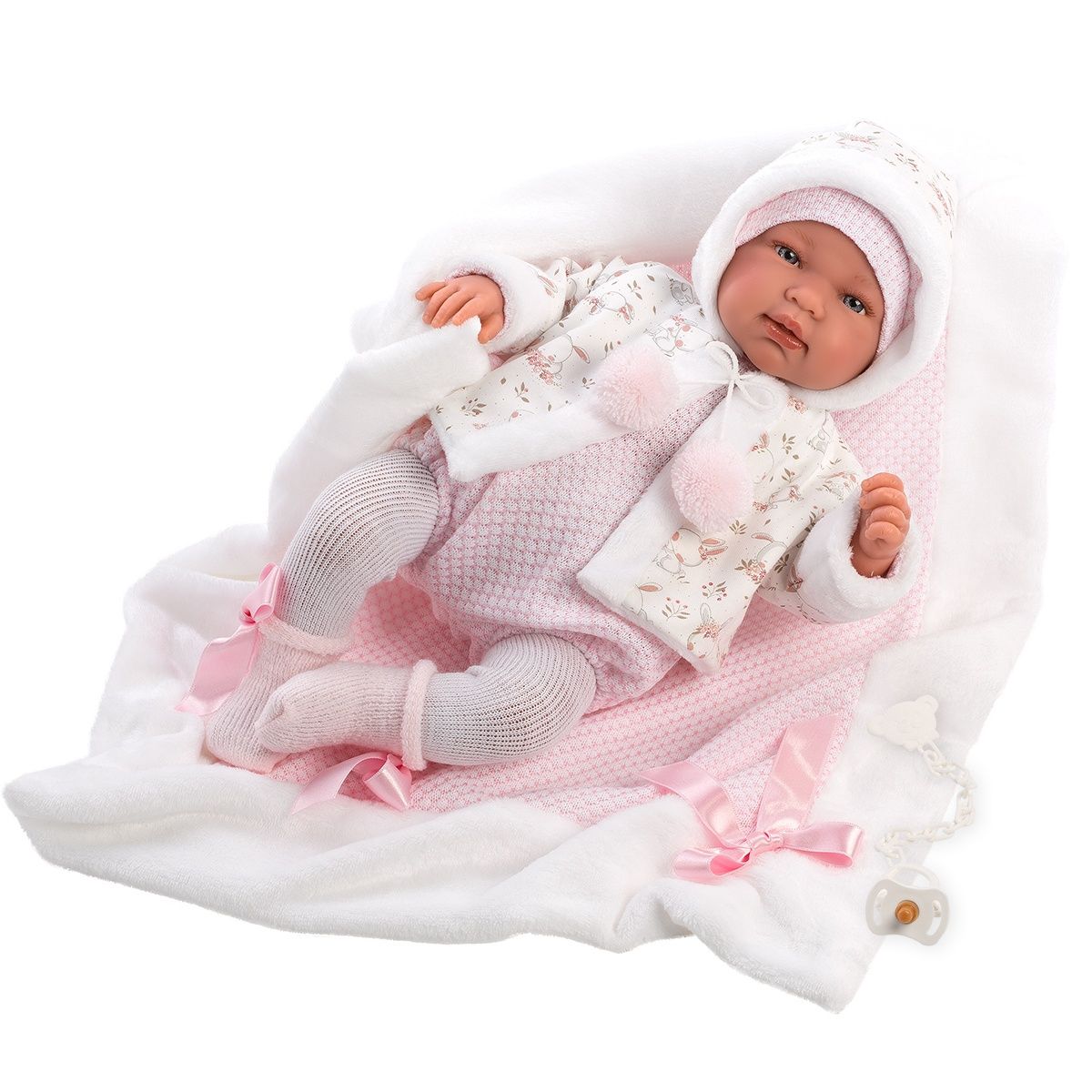Кукла младенец с матрасиком, 43 см  