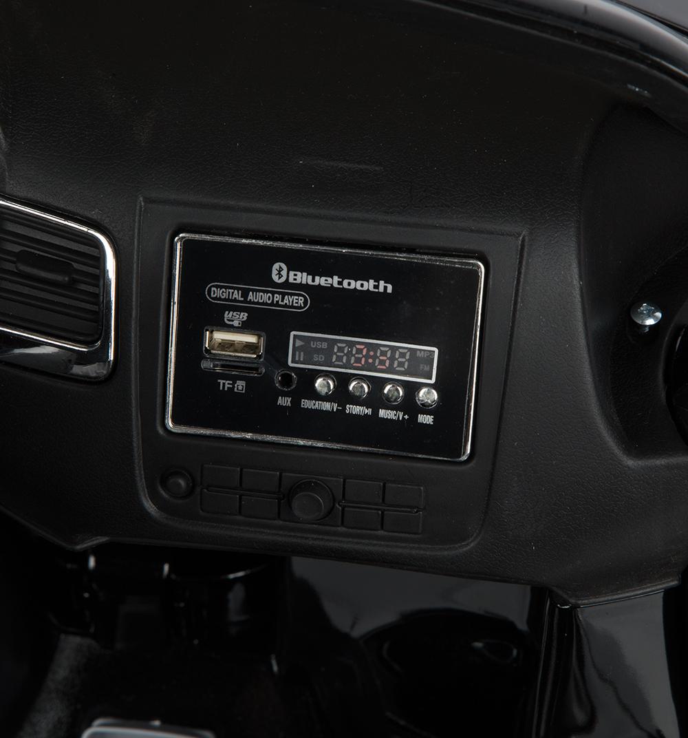 Электромобиль - Volkswagen Touareg, черный, свет и звук  