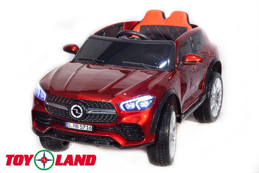 

Электромобиль джип Mercedes Benz GLE купе, красный