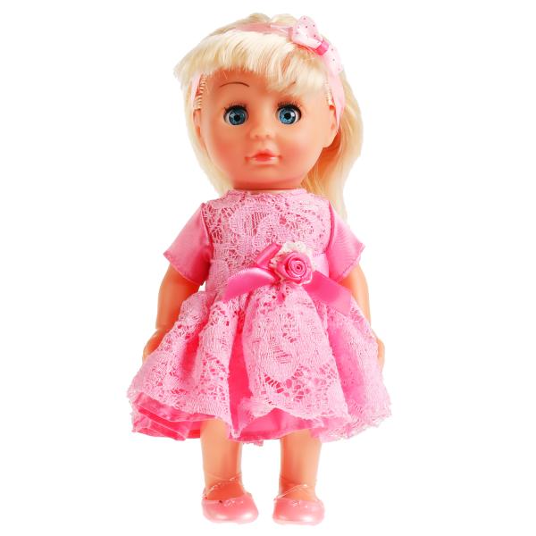 Интерактивная кукла Аленка 20 см АБВГДЙКА песня с расческой и 2 заколками  