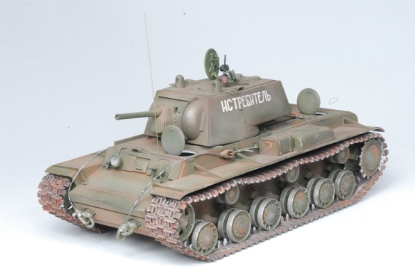 Модель для склеивания - Советский тяжёлый танк КВ-1  