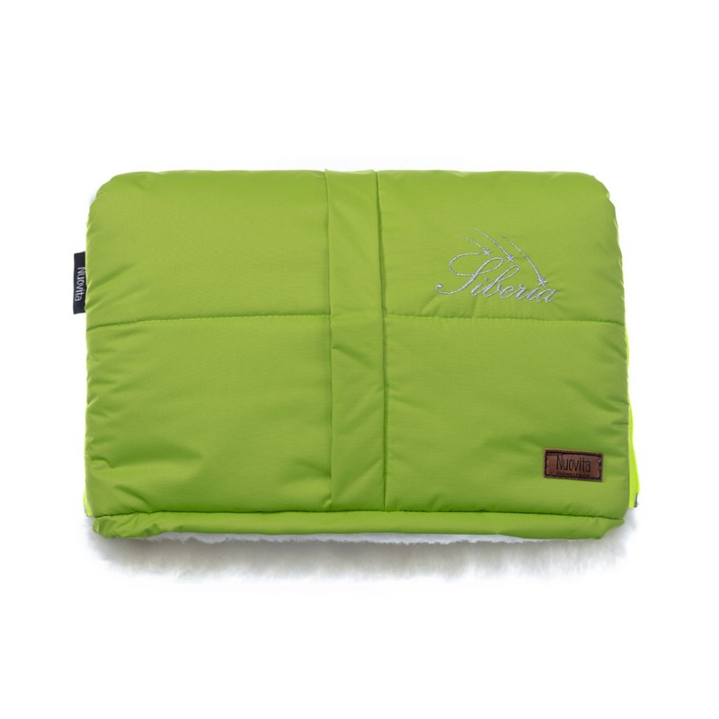 

Муфта меховая для коляски Nuovita Siberia Bianco Verde chiaro/Салатовый