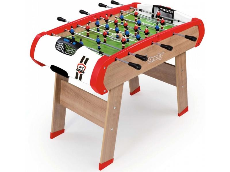 Настольная игра 4 в 1 - футбол, хоккей, бильярд, пинг-понг   