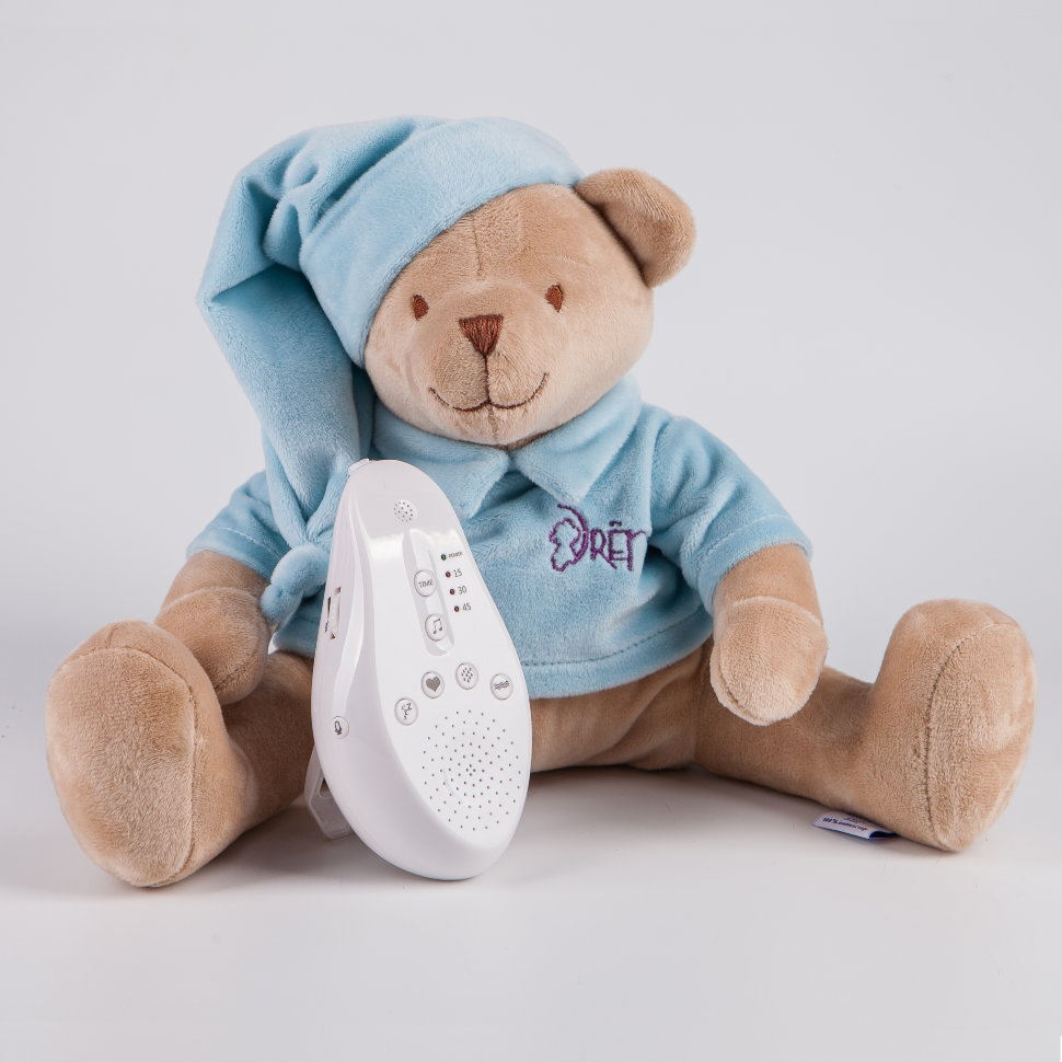 

Мишка голубой Drema BabyDou с белым и розовым шумом