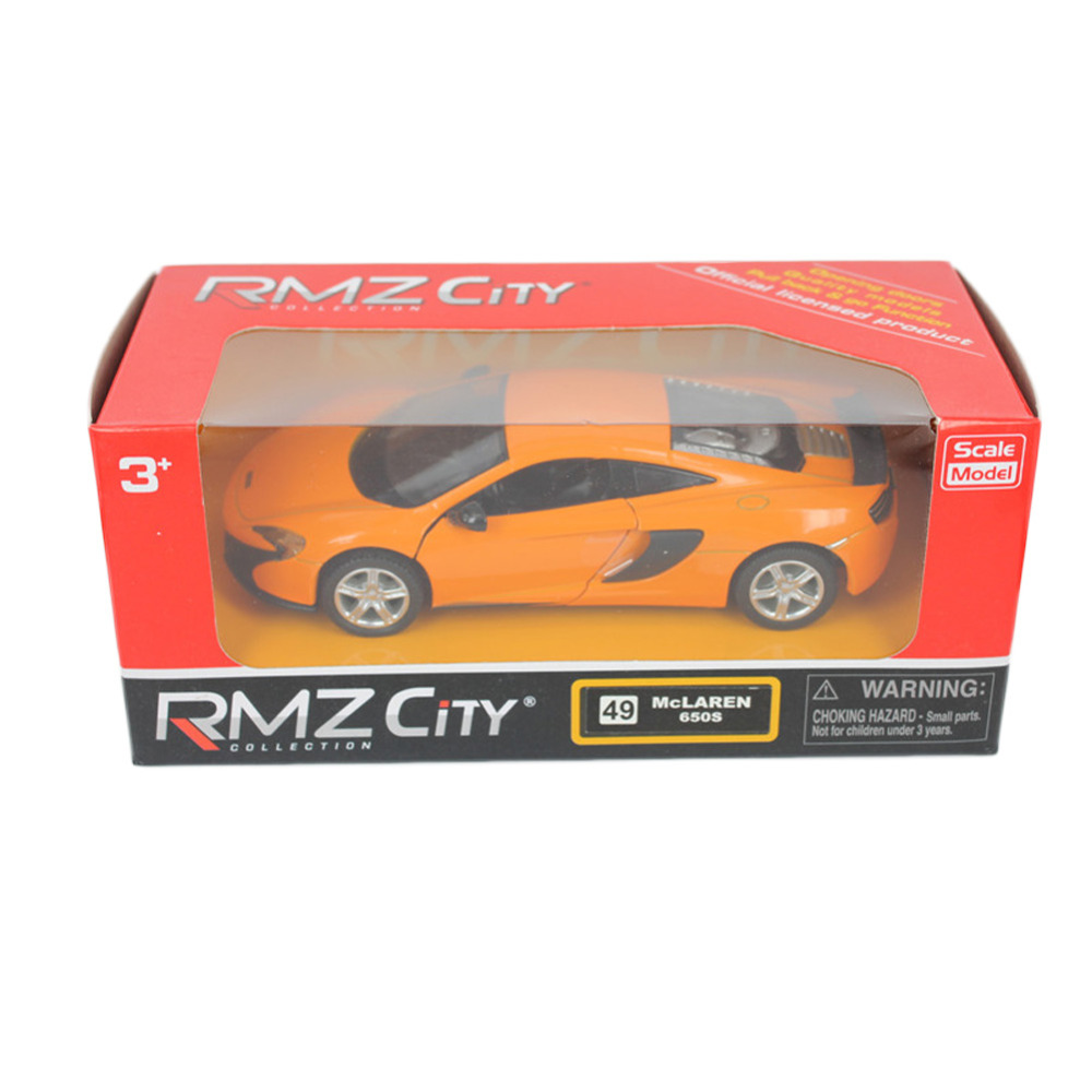 Металлическая инерционная машина RMZ City - McLaren 650S, 1:32, 2 цвета  