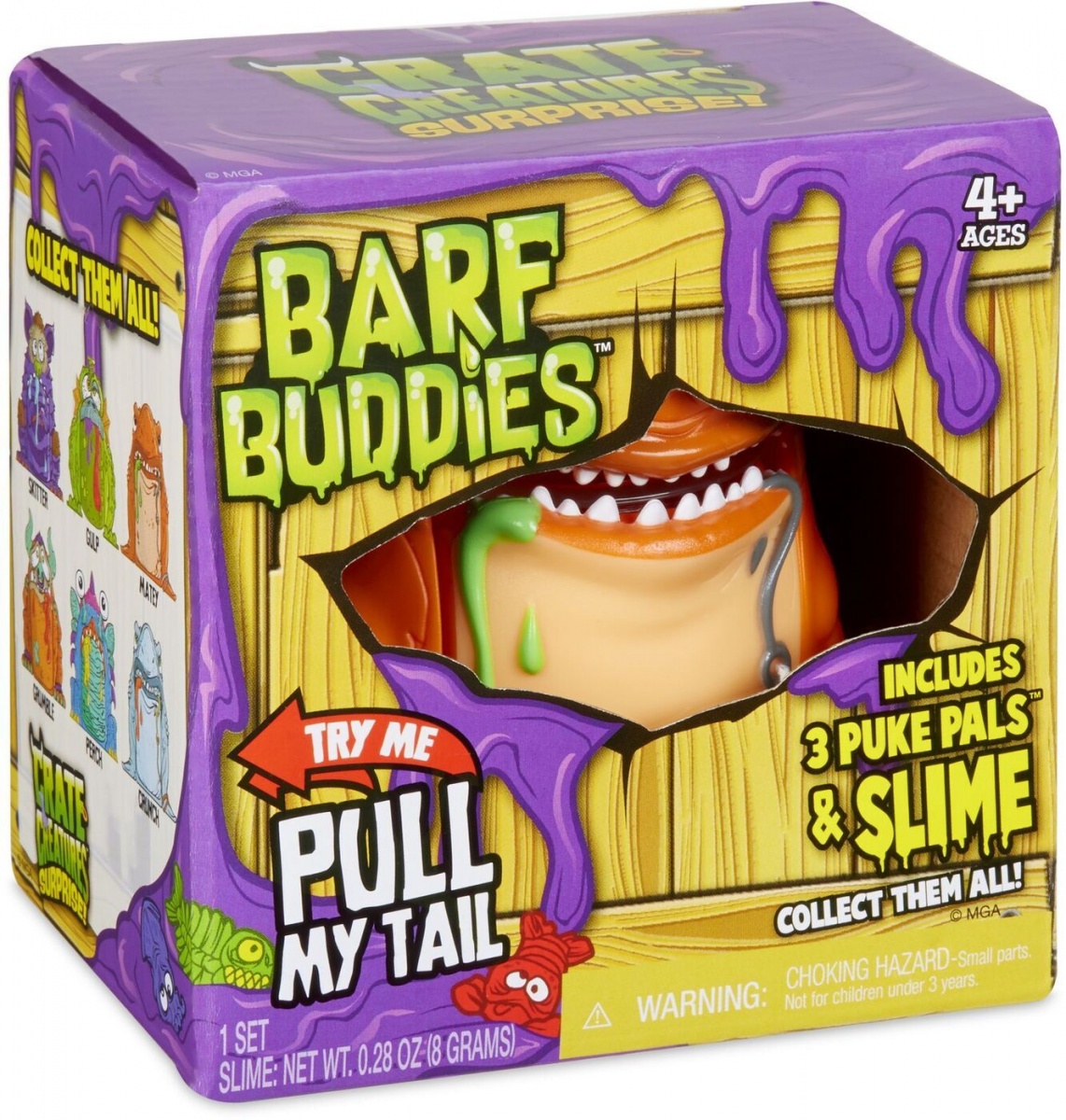 Игрушка Crate Creatures Barf Buddies - монстр Мэти  