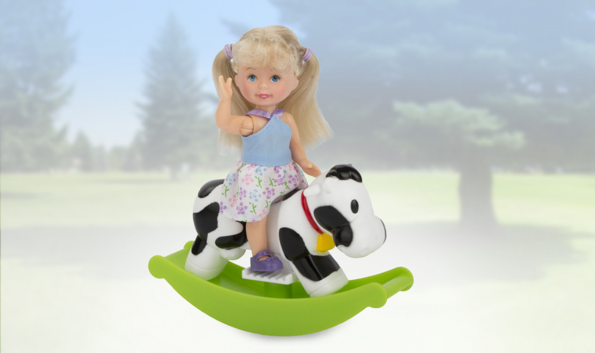 

Игровой набор - На качалке, на коровке