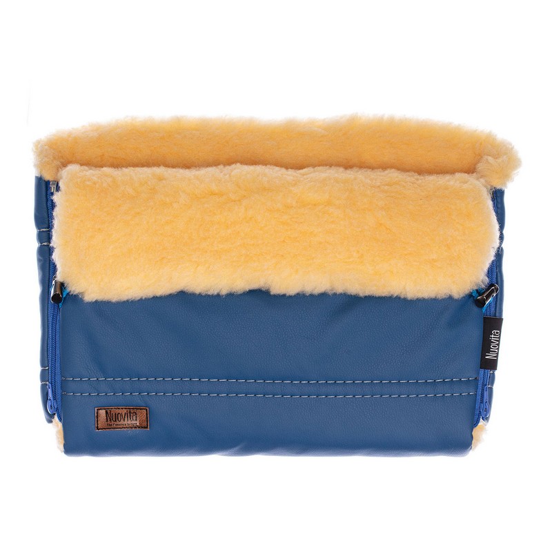 

Муфта меховая для коляски Nuovita Alpino Lux Pesco Blu scuro/Темно-синий
