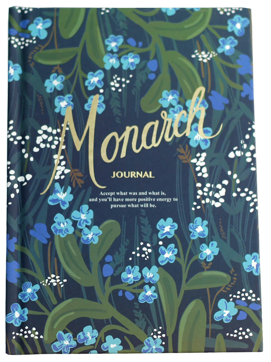 

Планер с цветочками – Monarch, формат А5, синий