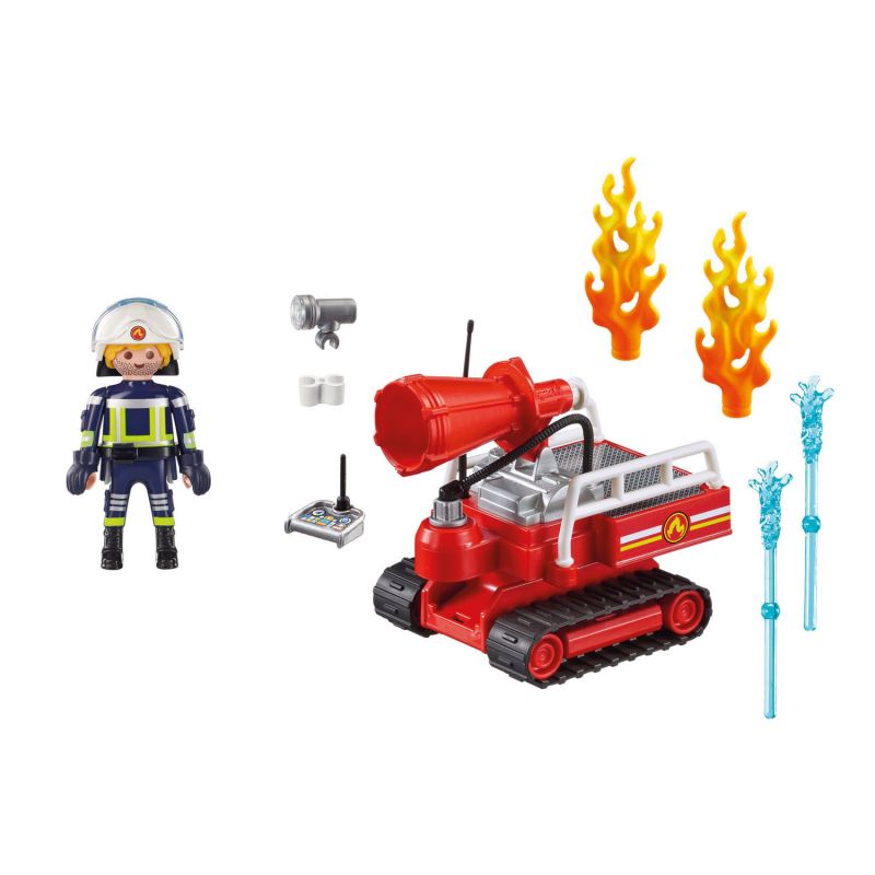Игровой набор - Пожарная служба: пожарная машина с пенной пушкой  