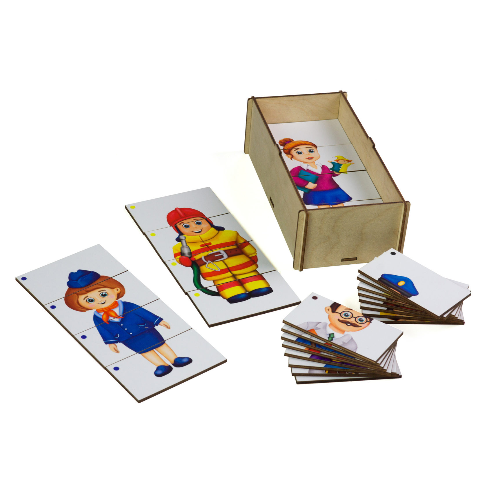 

Игровой набор - Составные картинки. Профессии-1