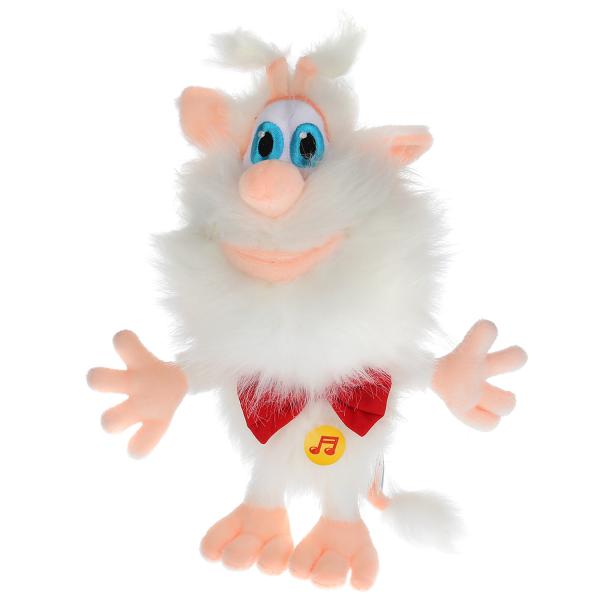 Игрушка мягкая Буба в галстуке-бабочке 20 см музыкальный чип  