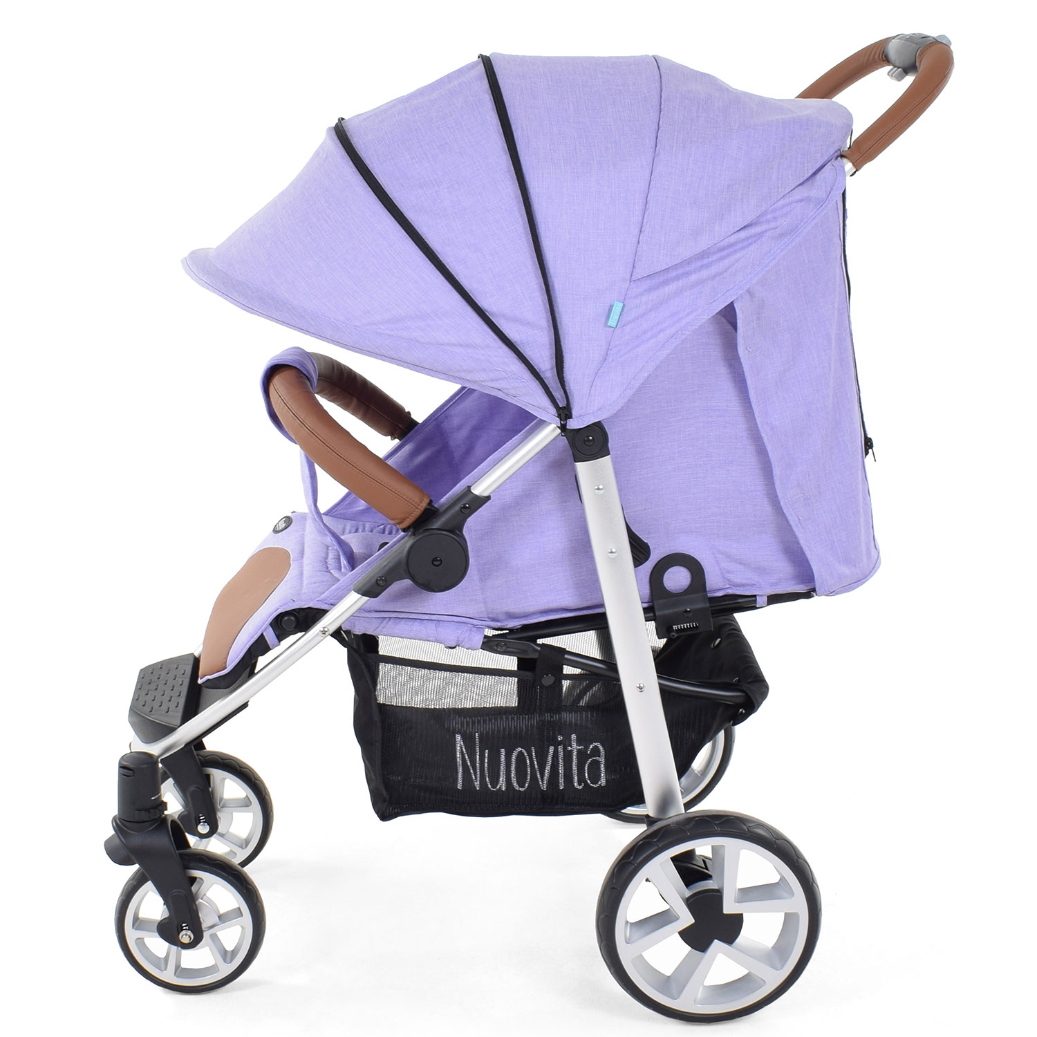 Прогулочная коляска Nuovita Corso, цвет - Lilla, Argento /Сиреневый, Серебристый  