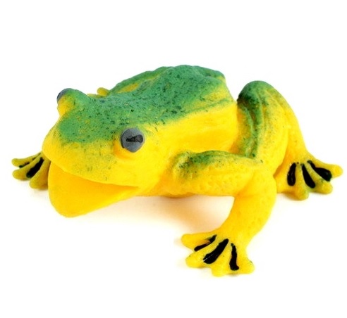Фигурка из серии Юный натуралист – Лягушка зеленая, термопластичная резина  