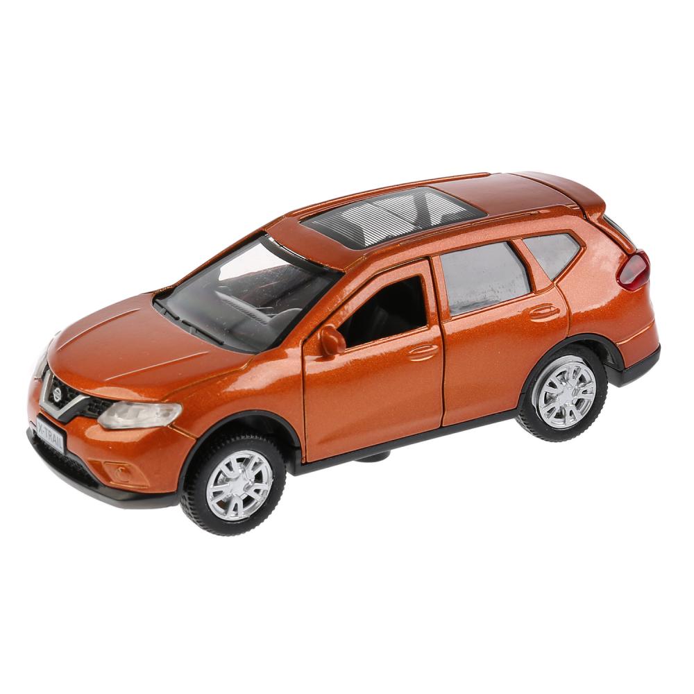 

Инерционная металлическая машина - Nissan X-Trail, золотой, 12 см, открываются двери