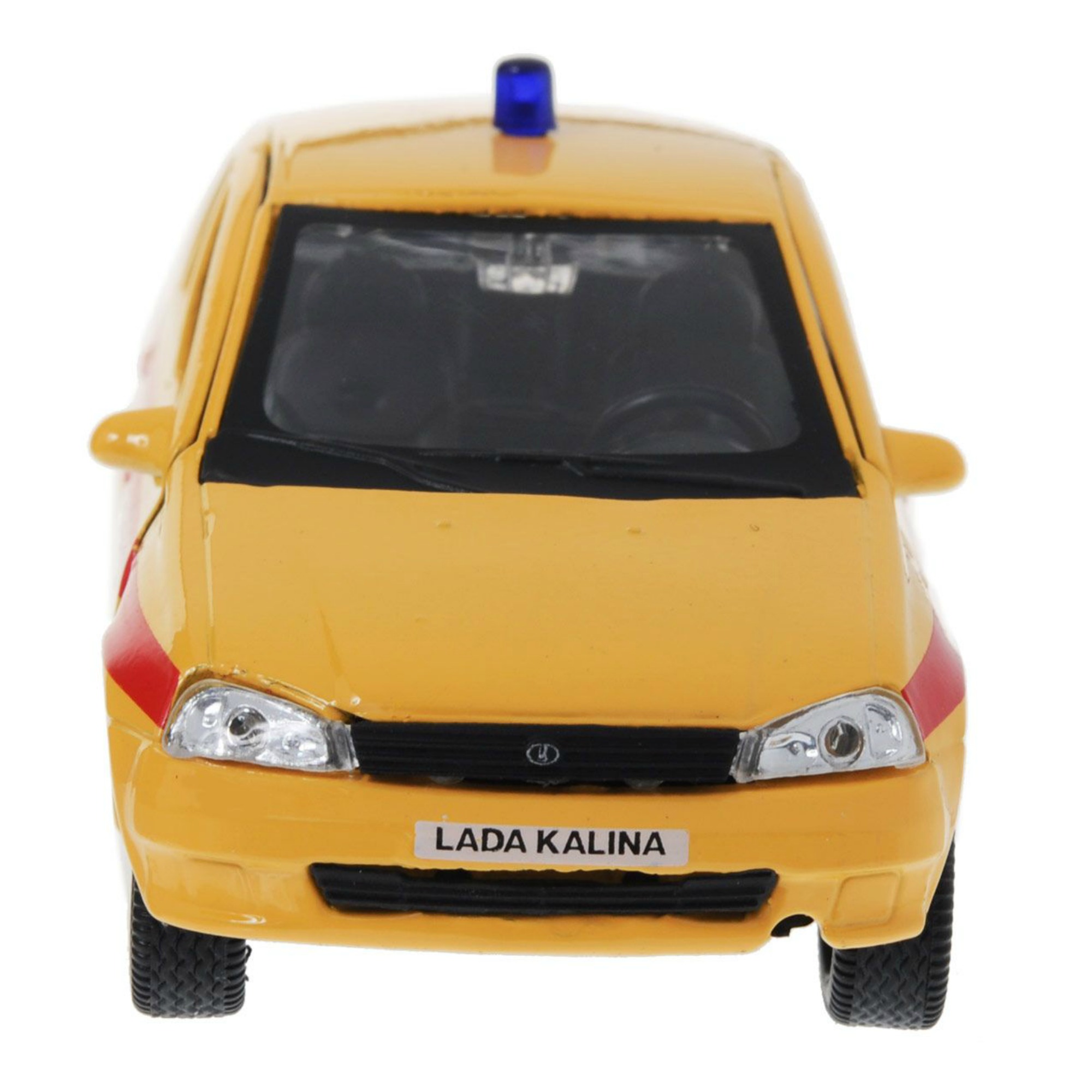 Машинка металлическая Lada Kalina, аварийная 1:34  