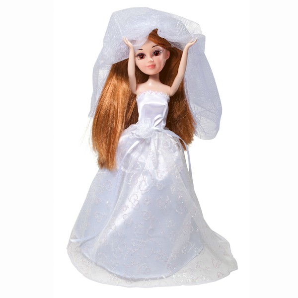 Кукла Мария, 29 см., невеста в свадебном платье  