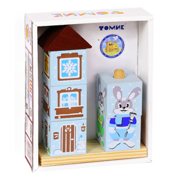 

Кубики на палочке – Зайка, 7 деталей
