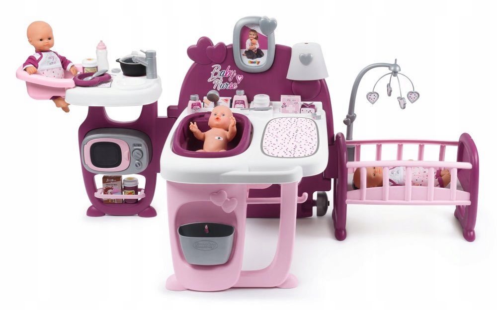 

Большой игровой центр для пупса Baby Nurse, аксессуары