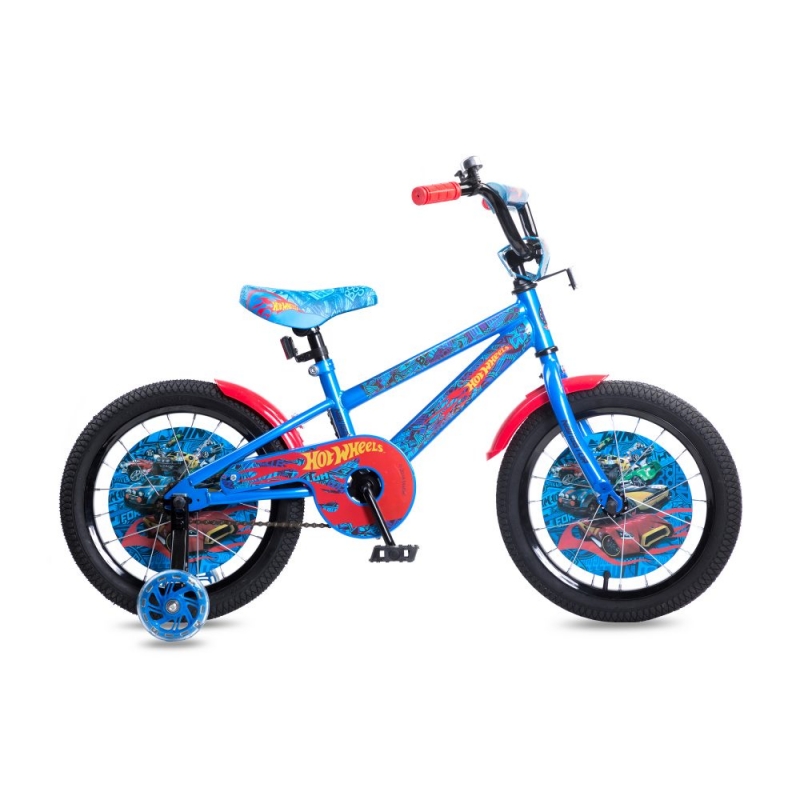 

Детский велосипед Navigator Hot Wheels, колеса 16", стальная рама, стальные обода, ножной тормоз