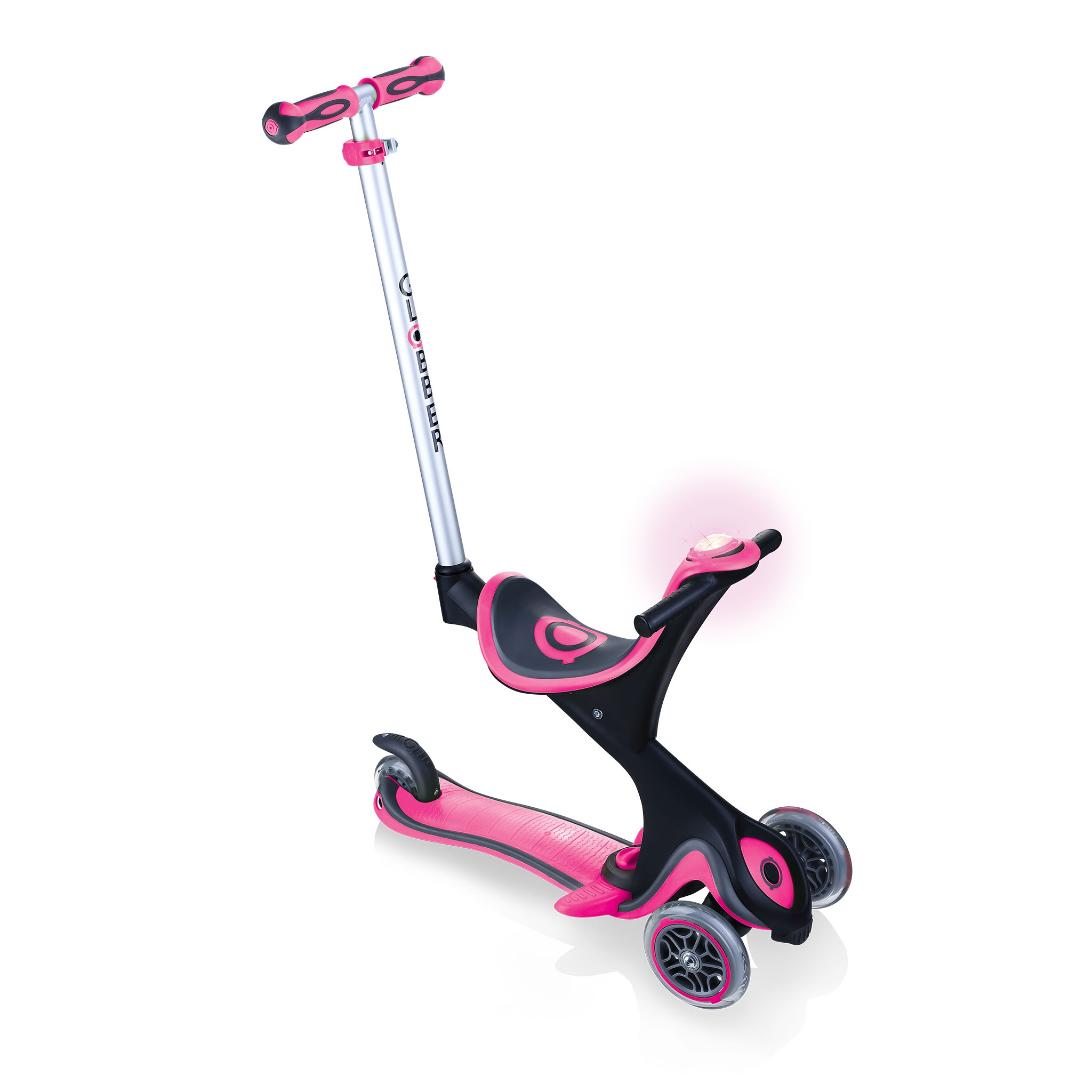 

Самокат-каталка Globber Evo Comfort Play 5 In 1, розовый