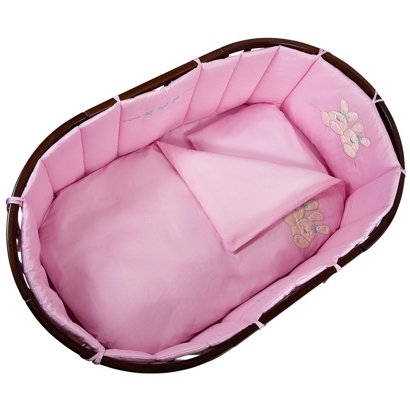 Комплект в кроватку Nuovita Leprotti, 6 предметов rosa / розовый  