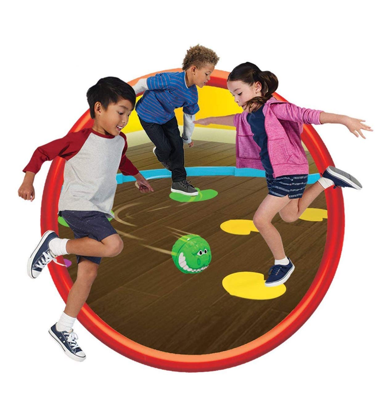 Включи игру круг. Игра Spin Master Croc-n-Roll. Активные игры для детей. Напольные игры в детском саду. Напольные игры для подростков.